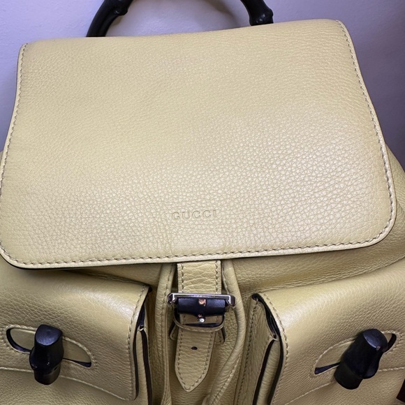 Gucci Leather Bamboo Tassel Backpack - Picture 16 of 16